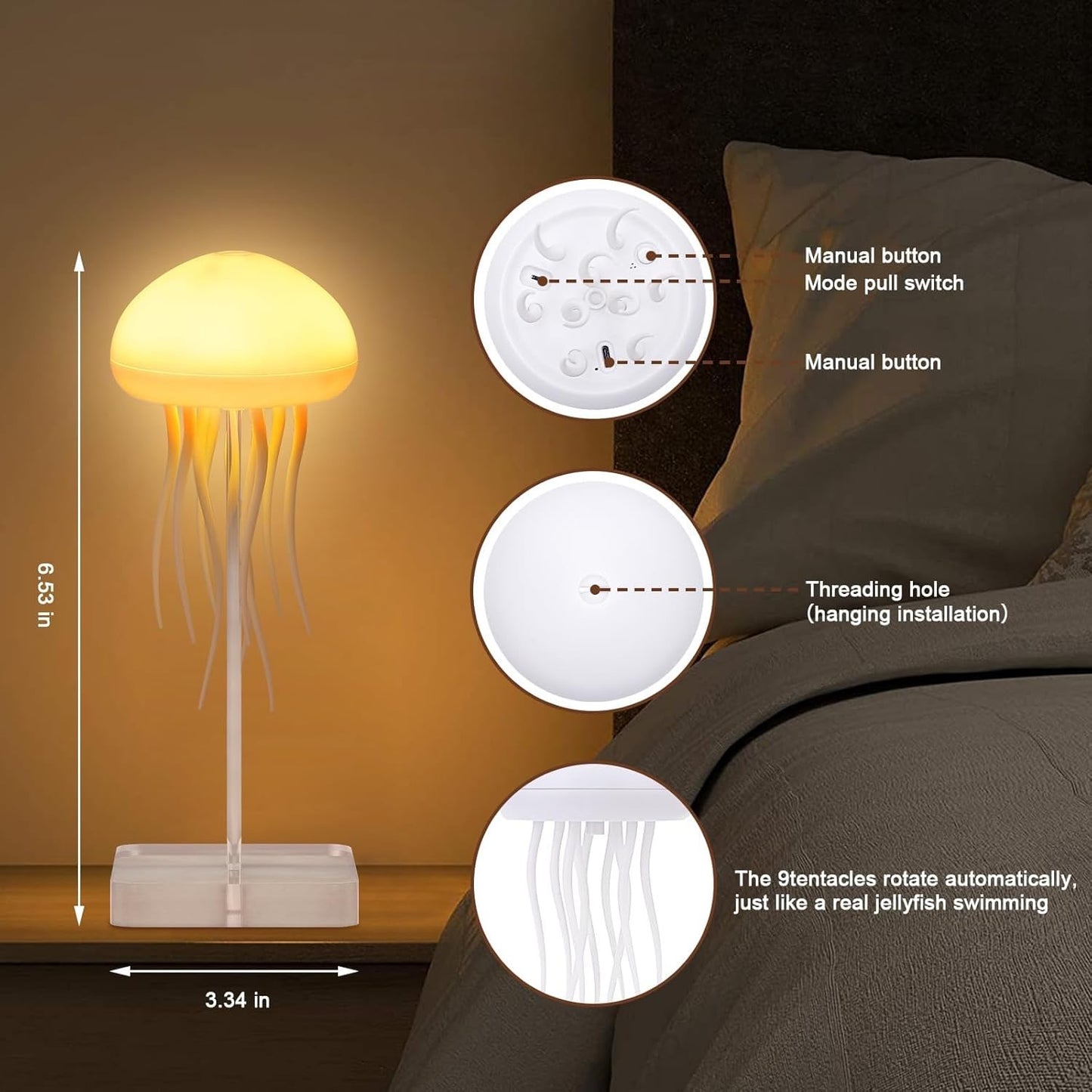 Jellyfish lamp