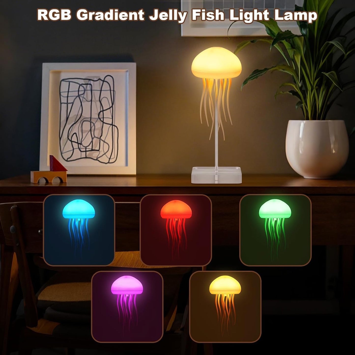 Jellyfish lamp