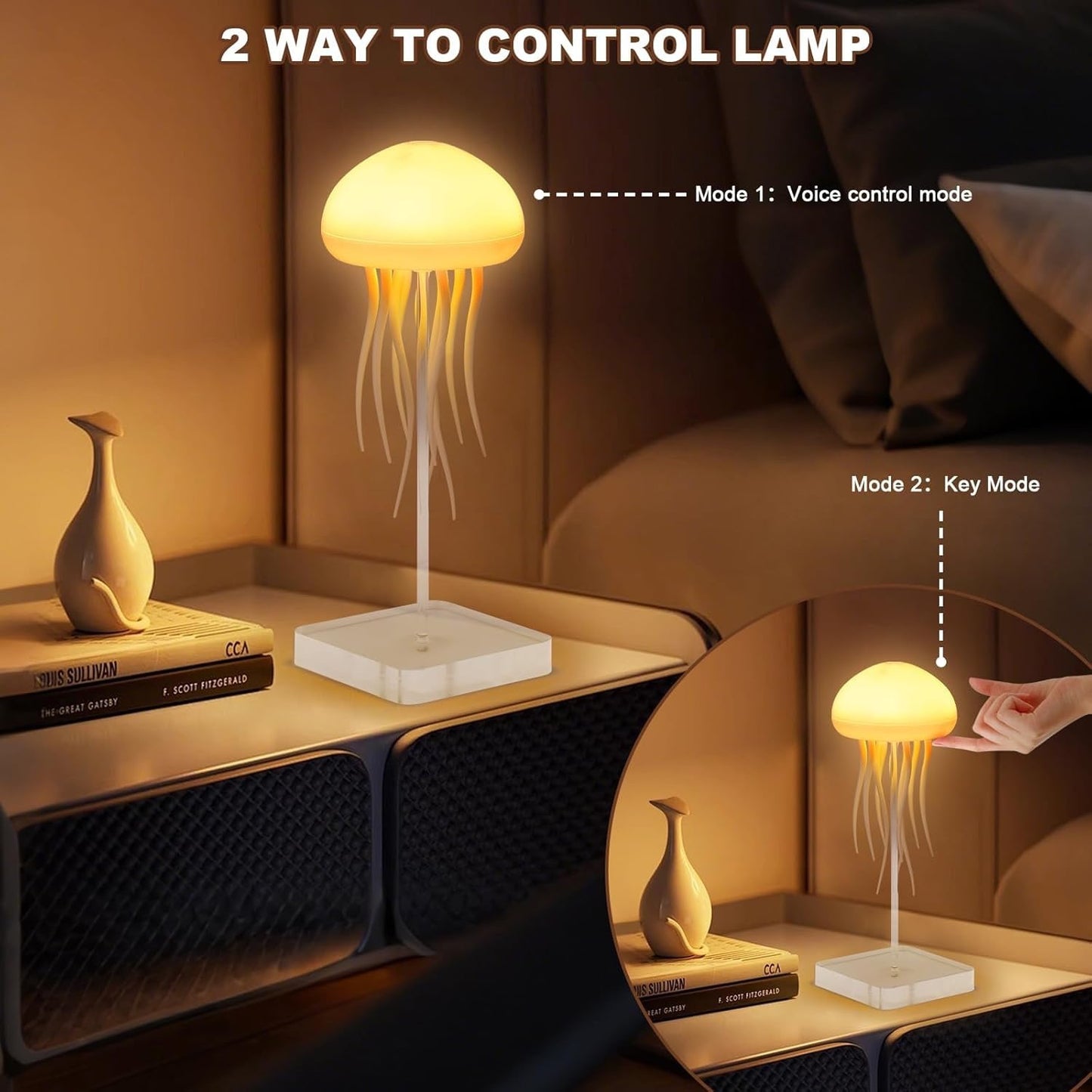 Jellyfish lamp